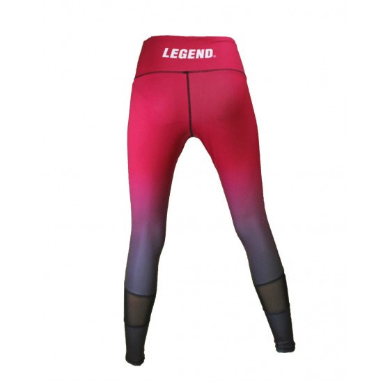 Sportlegging dames Legend Crimson rood - Maat: S Sportlegging dames Legend Crimson rood - Maat: S