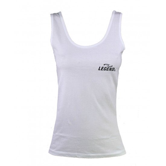 Tank Top dames wit Legend - Maat: XS Tank Top dames wit Legend - Maat: XS