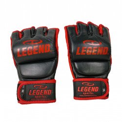 leren Bokszak - MMA Handschoenen Legend met duim - Maat: L
