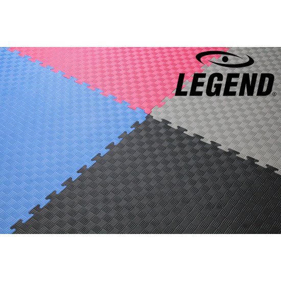 Legend Puzzelmat sport 2.5CM Zwart/Rood - Default