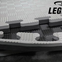 Legend Puzzelmat sport 3CM Zwart/Grijs - Default