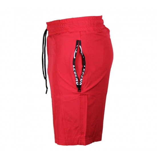 Korte broek/short Legend met rits vakken Rood - Maat: 2XS