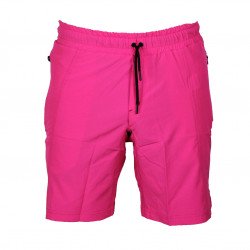 Korte broek/short Legend met rits vakken neon roze - Maat: 3XS