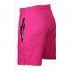 Korte broek/short Legend met rits vakken neon roze - Maat: 4XS