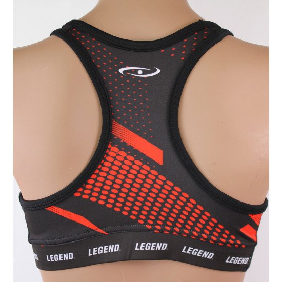 Sport BH DryFit Legend  Rood/zwart - Maat: XXXS