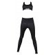 Sportlegging dames Legend Zwart/wit - Maat: L