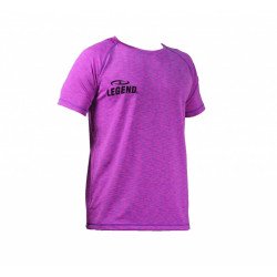 Sportshirt dames Legend DryFit Paars melange - Maat: M