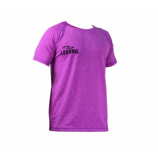 Sportshirt dames Legend DryFit Paars melange - Maat: XXS Sportshirt dames Legend DryFit Paars melange - Maat: XXS