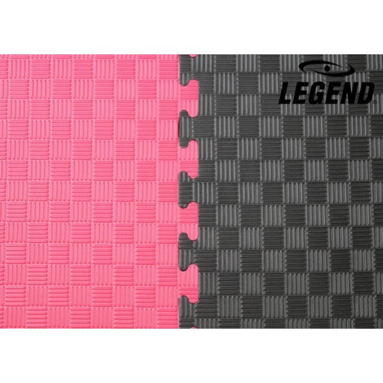 Legend Puzzelmat sport 4CM Zwart/Grijs - Default