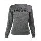 Joggingpak dames/heren met trui/sweater Grijs - Maat: M