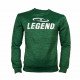 Joggingpak dames/heren met trui/sweater Groen - Maat: XL Joggingpak dames/heren met trui/sweater Groen - Maat: XL
