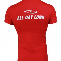 t-shirt rood Slimfit Legend - Maat: XL