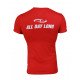 t-shirt rood Slimfit Legend - Maat: S