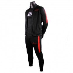 Trainingspak Legend DryFit zwart/Rood - Maat: 11-12 years