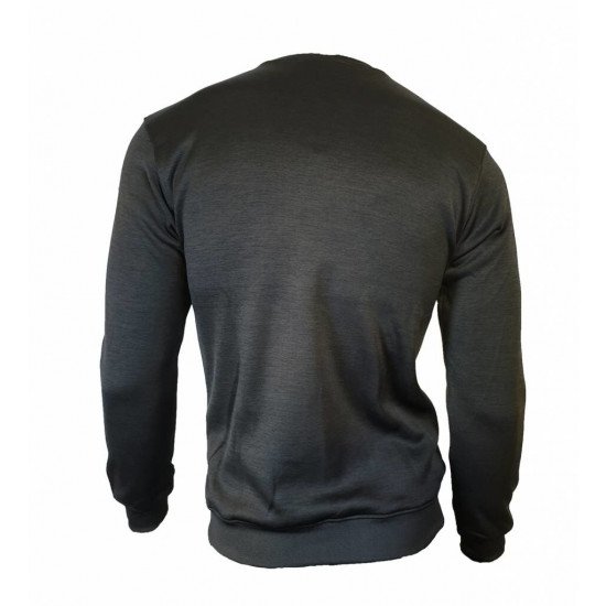 Trui/sweater dames/heren SlimFit Design Legend  Zwart - Maat: S