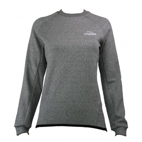 Trui Lang model fleece grijs - Maat: XS