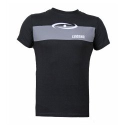 t-shirt zwart Legend grijs vlak - Maat: M