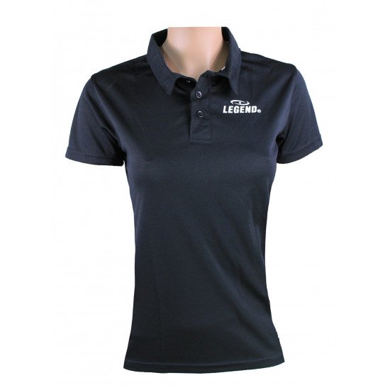 Polo Legend Slimfit zwart - Maat: XL