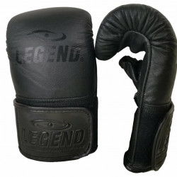 Leren zakhandschoenen voor op de bokszak - Maat: XS