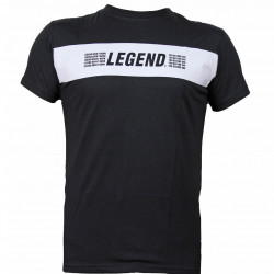 T-Shirt zwart Legends Aren't born, you become one - Maat: 2XS
