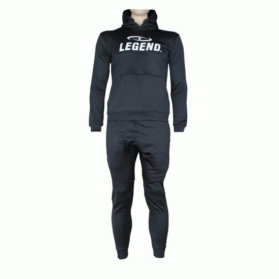 Joggingbroek dames/heren Zwart Slimfit Legend Special - Maat: S Joggingbroek dames/heren Zwart Slimfit Legend Special - Maat: S