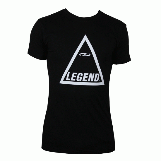 t-shirt zwart Legend triangle - Maat: XXXL