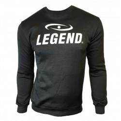 Trui/sweater dames/heren SlimFit Design Legend  Zwart - Maat: XL