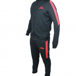Trainingspak 2.0 Legend DryFit zwart/Rood - Maat: L Trainingspak 2.0 Legend DryFit zwart/Rood - Maat: L